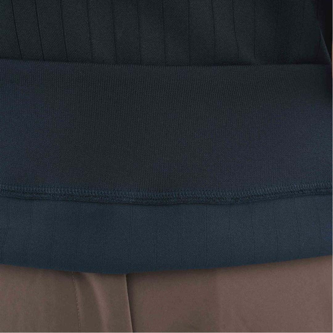  [トミー ヒルフィガー ゴルフ]TOMMY HILFIGER GOLF レディース 針抜きジャガ-ド フーディーパーカー THLA657 ネイビー　詳細8
