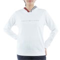  [トミー ヒルフィガー ゴルフ]TOMMY HILFIGER GOLF レディース 針抜きジャガ-ド フーディーパーカー THLA657 ホワイト　詳細