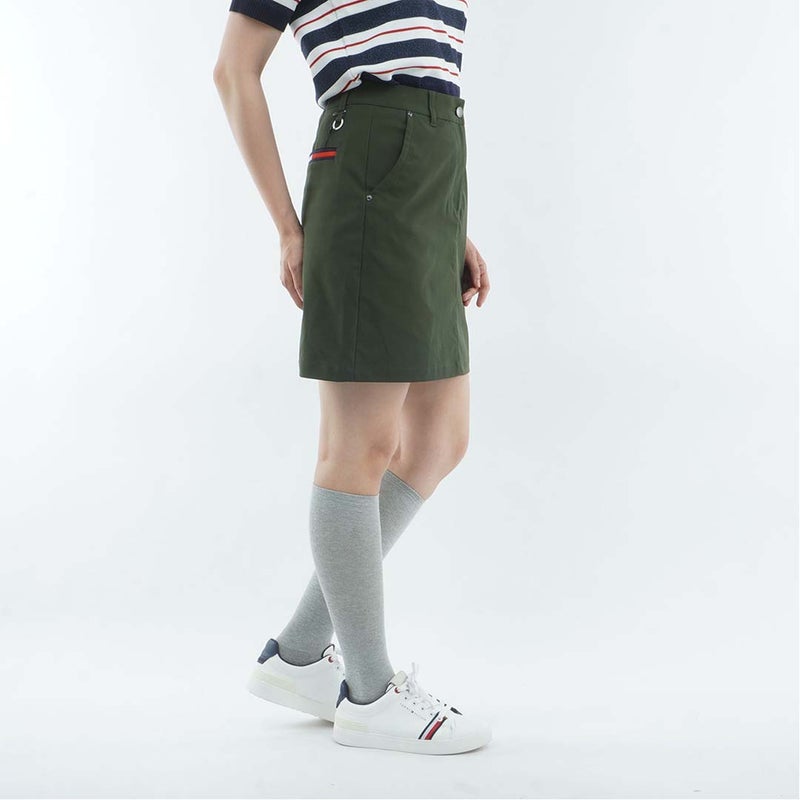 [トミー ヒルフィガー ゴルフ]　TOMMY HILFIGER GOLF　レディース ストレッチツイル タイトスカート　THLA661　オリーブ　詳細4