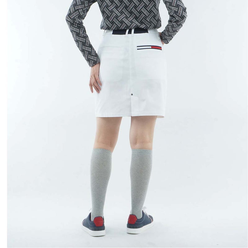 [トミー ヒルフィガー ゴルフ]　TOMMY HILFIGER GOLF　レディース ストレッチツイル タイトスカート　THLA661　ホワイト　詳細2