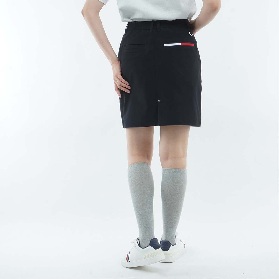 [トミー ヒルフィガー ゴルフ]　TOMMY HILFIGER GOLF　レディース ストレッチツイル タイトスカート　THLA661　ブラック　詳細2