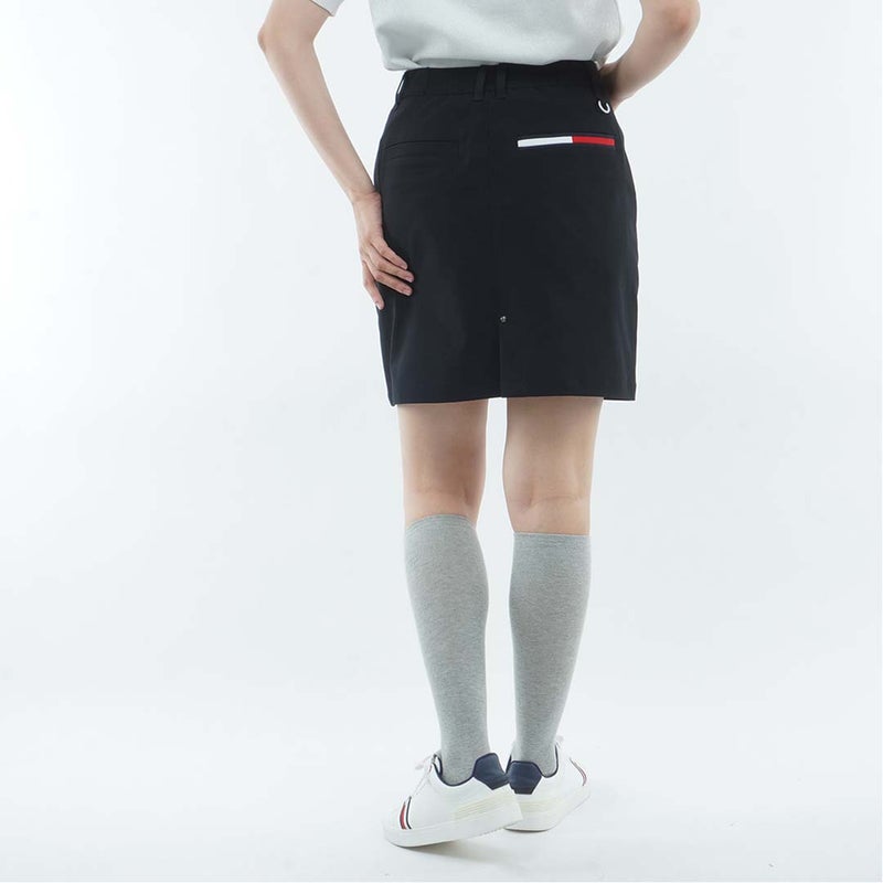 [トミー ヒルフィガー ゴルフ]　TOMMY HILFIGER GOLF　レディース ストレッチツイル タイトスカート　THLA661　ブラック　詳細2