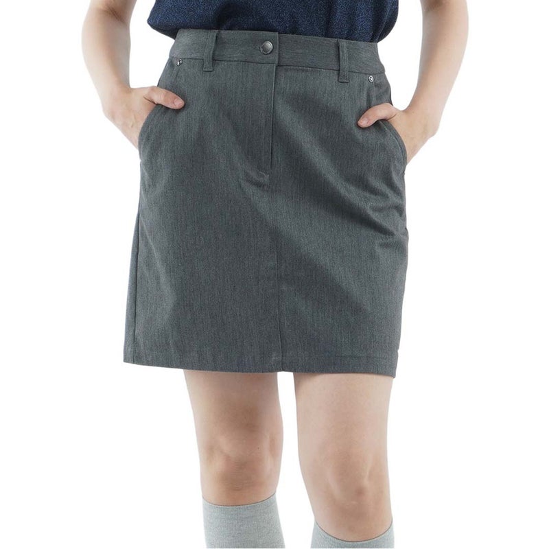 [トミー ヒルフィガー ゴルフ]　TOMMY HILFIGER GOLF　レディース ストレッチツイル タイトスカート　THLA661　グレー　詳細
