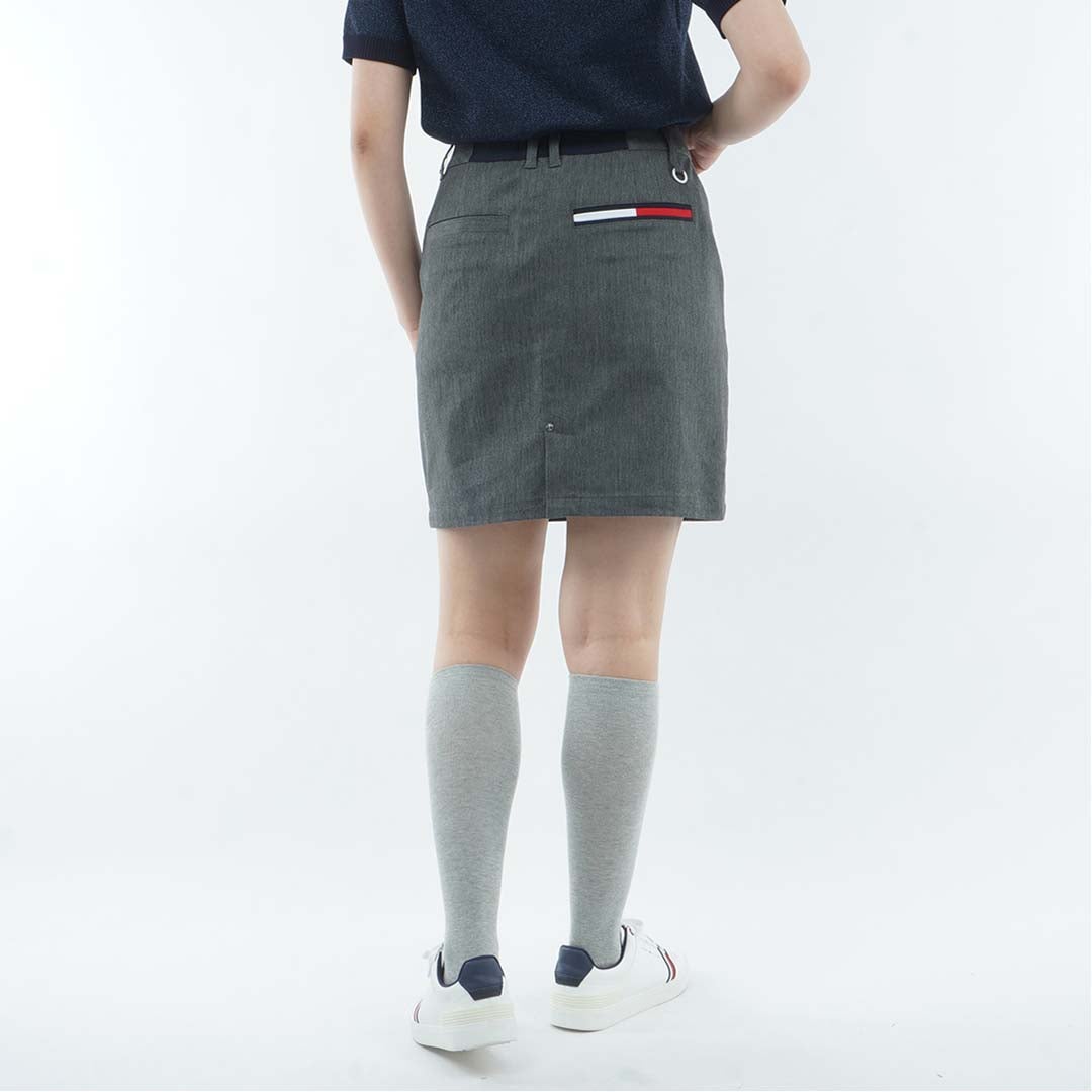 [トミー ヒルフィガー ゴルフ]　TOMMY HILFIGER GOLF　レディース ストレッチツイル タイトスカート　THLA661　グレー　詳細2