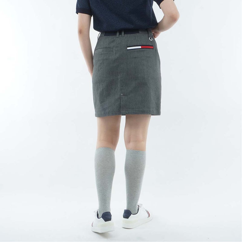 [トミー ヒルフィガー ゴルフ]　TOMMY HILFIGER GOLF　レディース ストレッチツイル タイトスカート　THLA661　グレー　詳細2