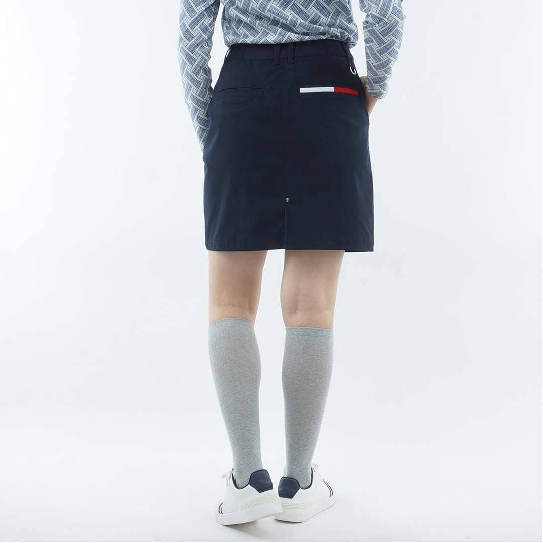 [トミー ヒルフィガー ゴルフ]　TOMMY HILFIGER GOLF　レディース ストレッチツイル タイトスカート　THLA661　ネイビー　詳細2