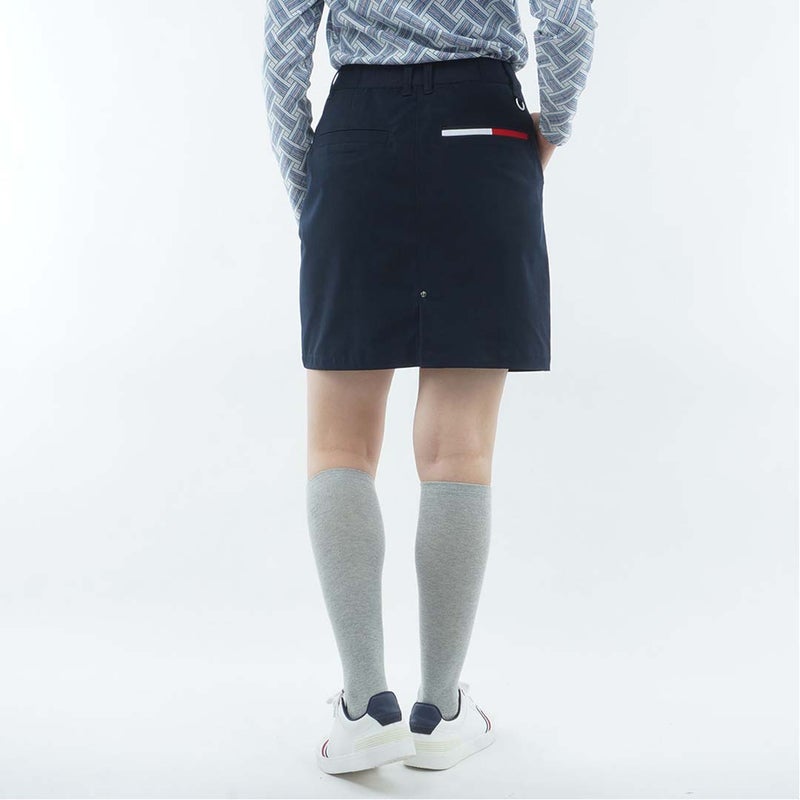 [トミー ヒルフィガー ゴルフ]　TOMMY HILFIGER GOLF　レディース ストレッチツイル タイトスカート　THLA661　ネイビー　詳細2