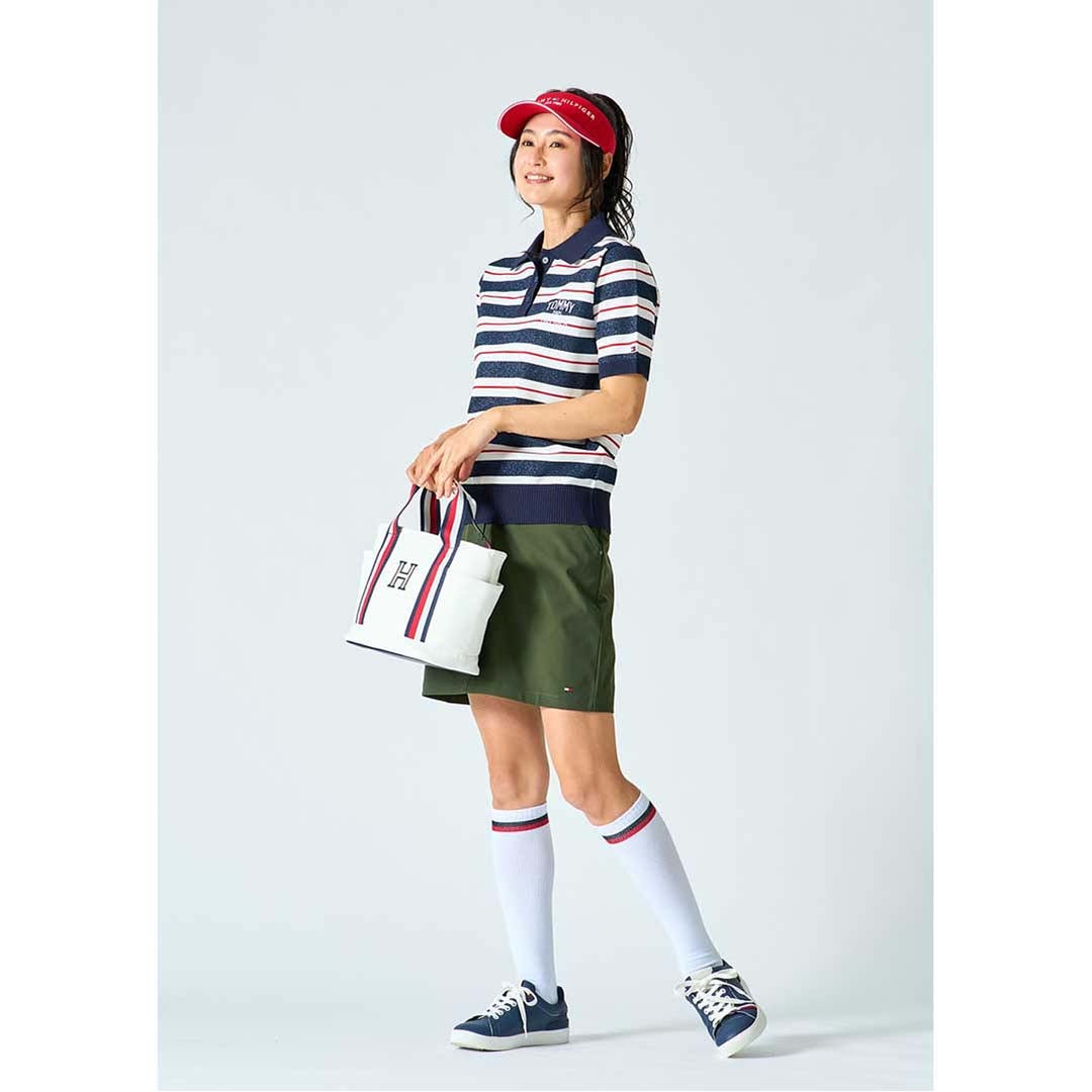 [トミー ヒルフィガー ゴルフ]　TOMMY HILFIGER GOLF　レディース ストレッチツイル タイトスカート　THLA661　詳細1