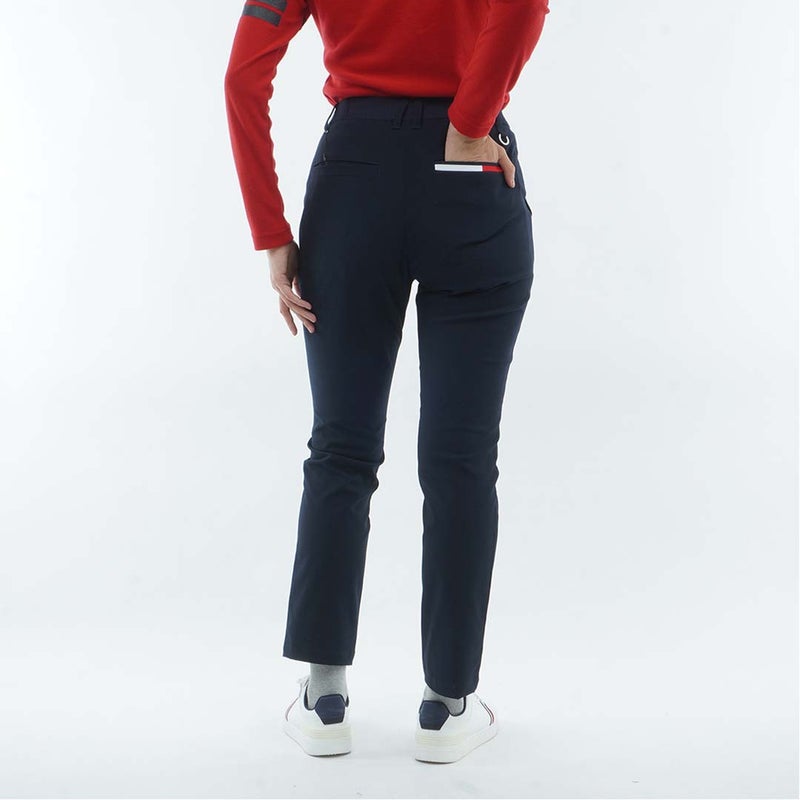 [トミー ヒルフィガー ゴルフ]　TOMMY HILFIGER GOLF　レディース ストレッチツイル 9分丈 パンツ　THLA662　ネイビー　詳細3