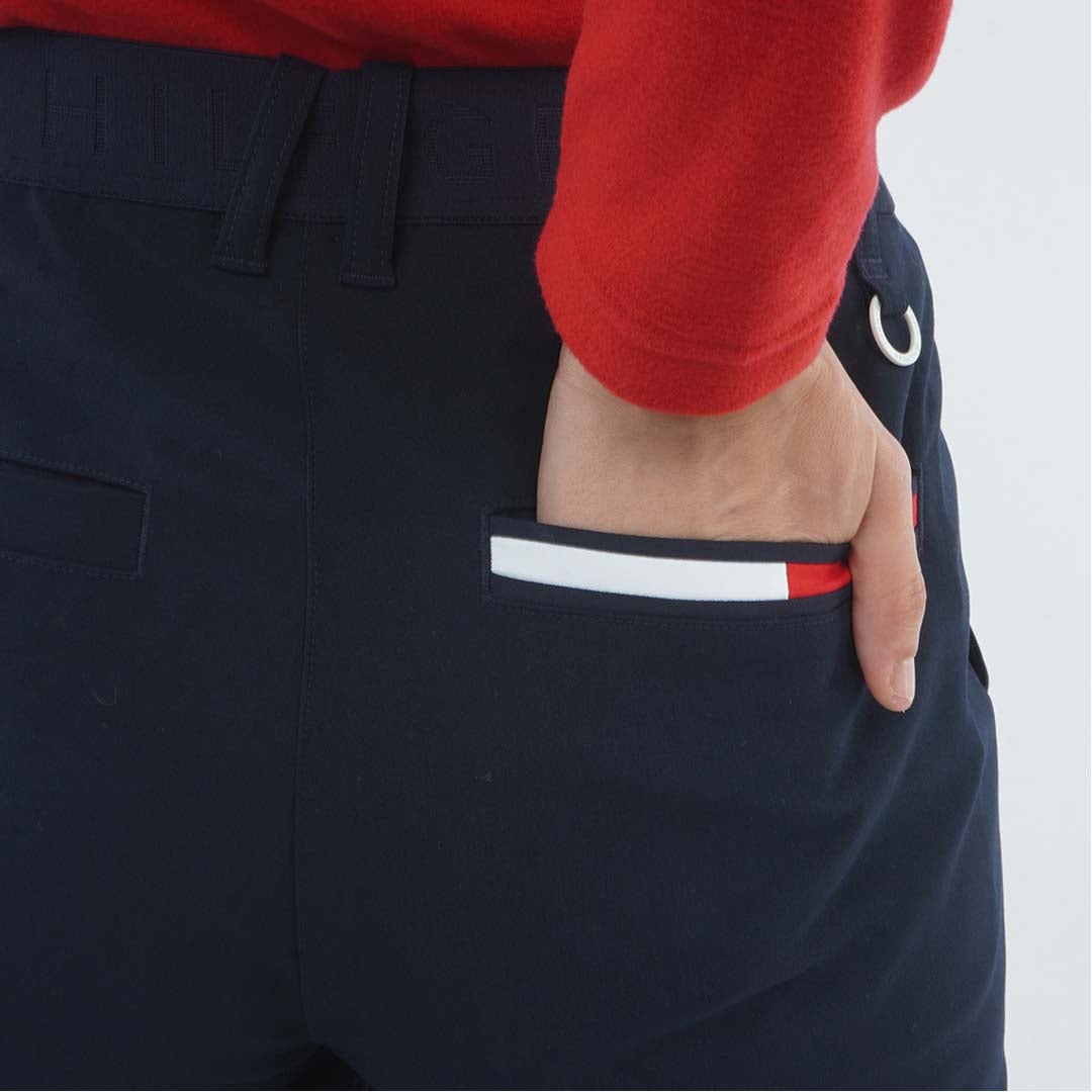 [トミー ヒルフィガー ゴルフ]　TOMMY HILFIGER GOLF　レディース ストレッチツイル 9分丈 パンツ　THLA662　ネイビー　詳細7
