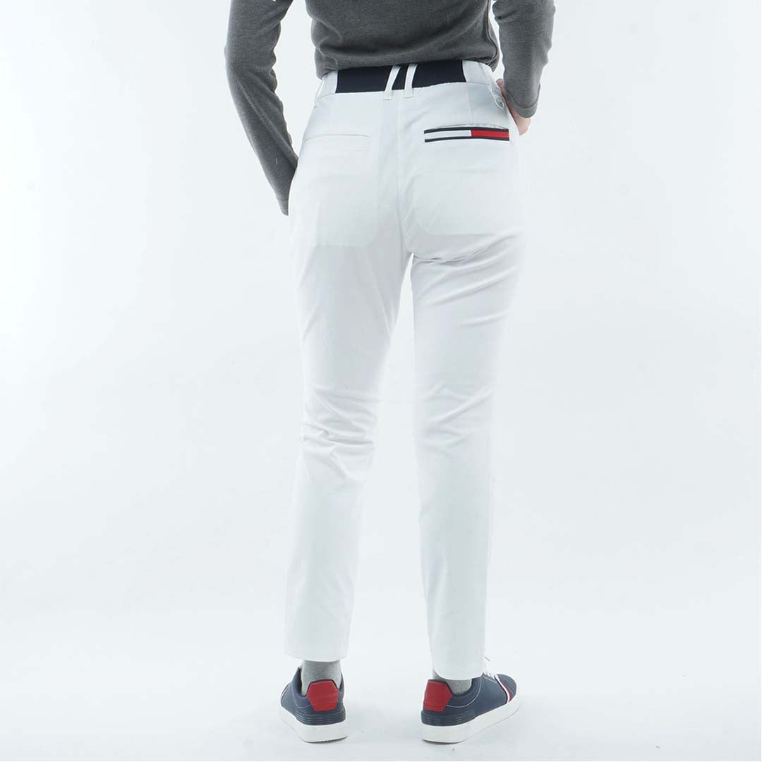 [トミー ヒルフィガー ゴルフ]　TOMMY HILFIGER GOLF　レディース ストレッチツイル 9分丈 パンツ　THLA662　ホワイト　詳細2