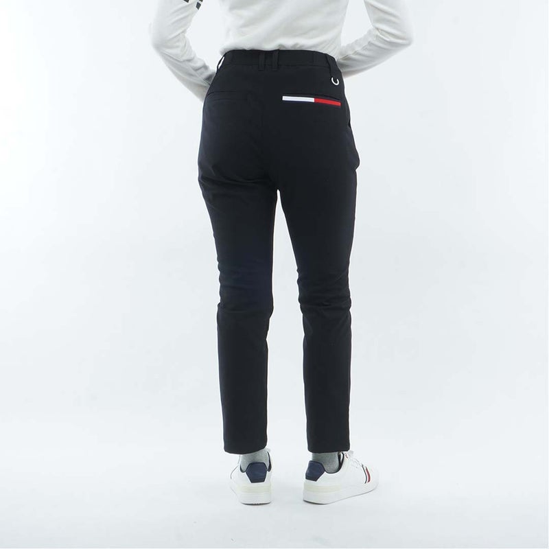 [トミー ヒルフィガー ゴルフ]　TOMMY HILFIGER GOLF　レディース ストレッチツイル 9分丈 パンツ　THLA662　ブラック　詳細2