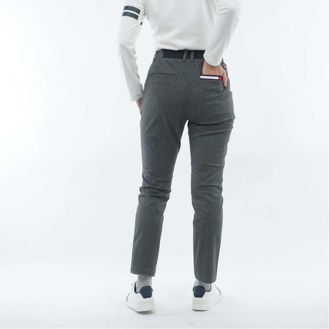 [トミー ヒルフィガー ゴルフ]　TOMMY HILFIGER GOLF　レディース ストレッチツイル 9分丈 パンツ　THLA662　グレー　詳細2