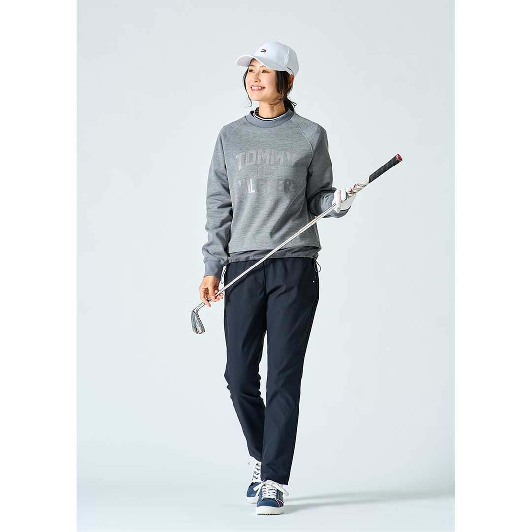 [トミー ヒルフィガー ゴルフ]　TOMMY HILFIGER GOLF　レディース ストレッチツイル 9分丈 パンツ　THLA662　詳細