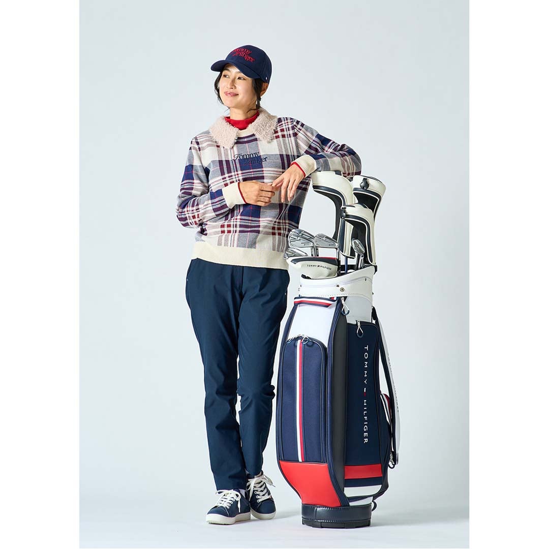 [トミー ヒルフィガー ゴルフ]　TOMMY HILFIGER GOLF　レディース ストレッチツイル 9分丈 パンツ　THLA662　詳細2