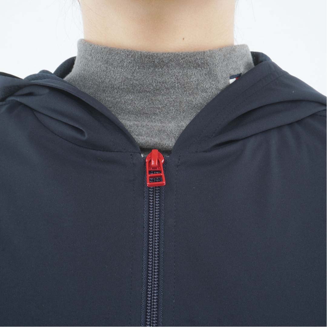 [トミー ヒルフィガー ゴルフ]　TOMMY HILFIGER GOLF　レディース トリコ ウインドジャケット　THLA665　ネイビー　詳細5