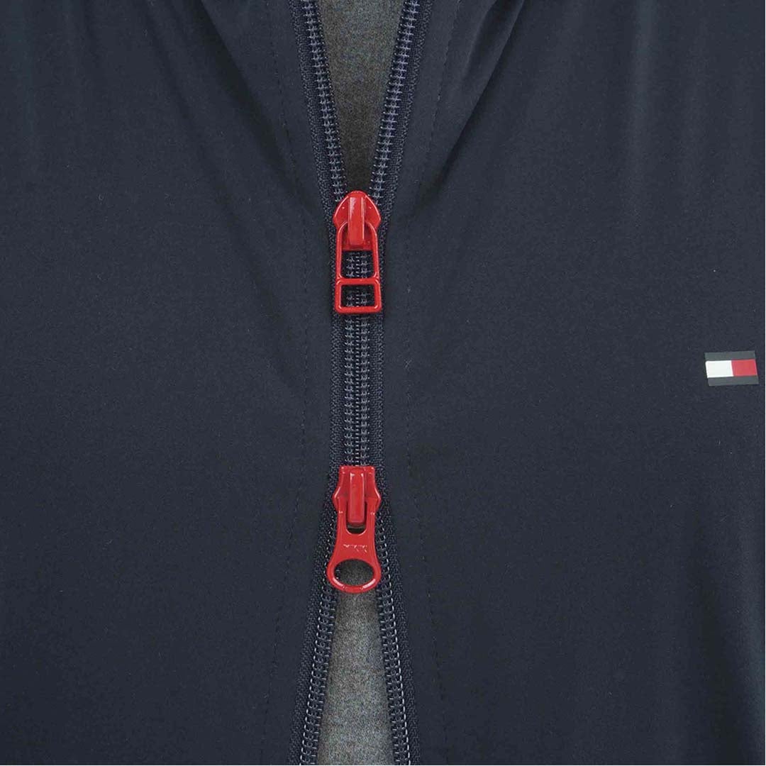[トミー ヒルフィガー ゴルフ]　TOMMY HILFIGER GOLF　レディース トリコ ウインドジャケット　THLA665　ネイビー　詳細8