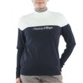 [トミー ヒルフィガー ゴルフ]TOMMY HILFIGER GOLF　レディース カラーブロック ハイネックニット　ネイビー　THLA682　詳細