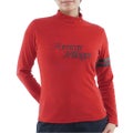 [トミー ヒルフィガー ゴルフ]TOMMY HILFIGER GOLF　レディース 長袖 ニーラインモックシャツ　レッド　THLA670　詳細