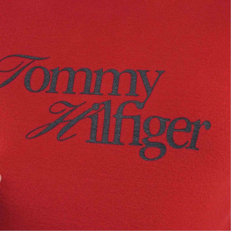 [トミー ヒルフィガー ゴルフ]TOMMY HILFIGER GOLF　レディース 長袖 ニーラインモックシャツ　レッド　THLA670　詳細7
