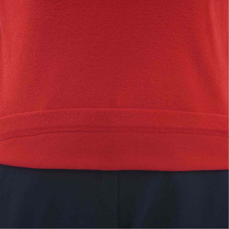 [トミー ヒルフィガー ゴルフ]TOMMY HILFIGER GOLF　レディース 長袖 ニーラインモックシャツ　レッド　THLA670　詳細8