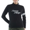 [トミー ヒルフィガー ゴルフ]TOMMY HILFIGER GOLF　レディース 長袖 ニーラインモックシャツ　ブラック　THLA670　詳細