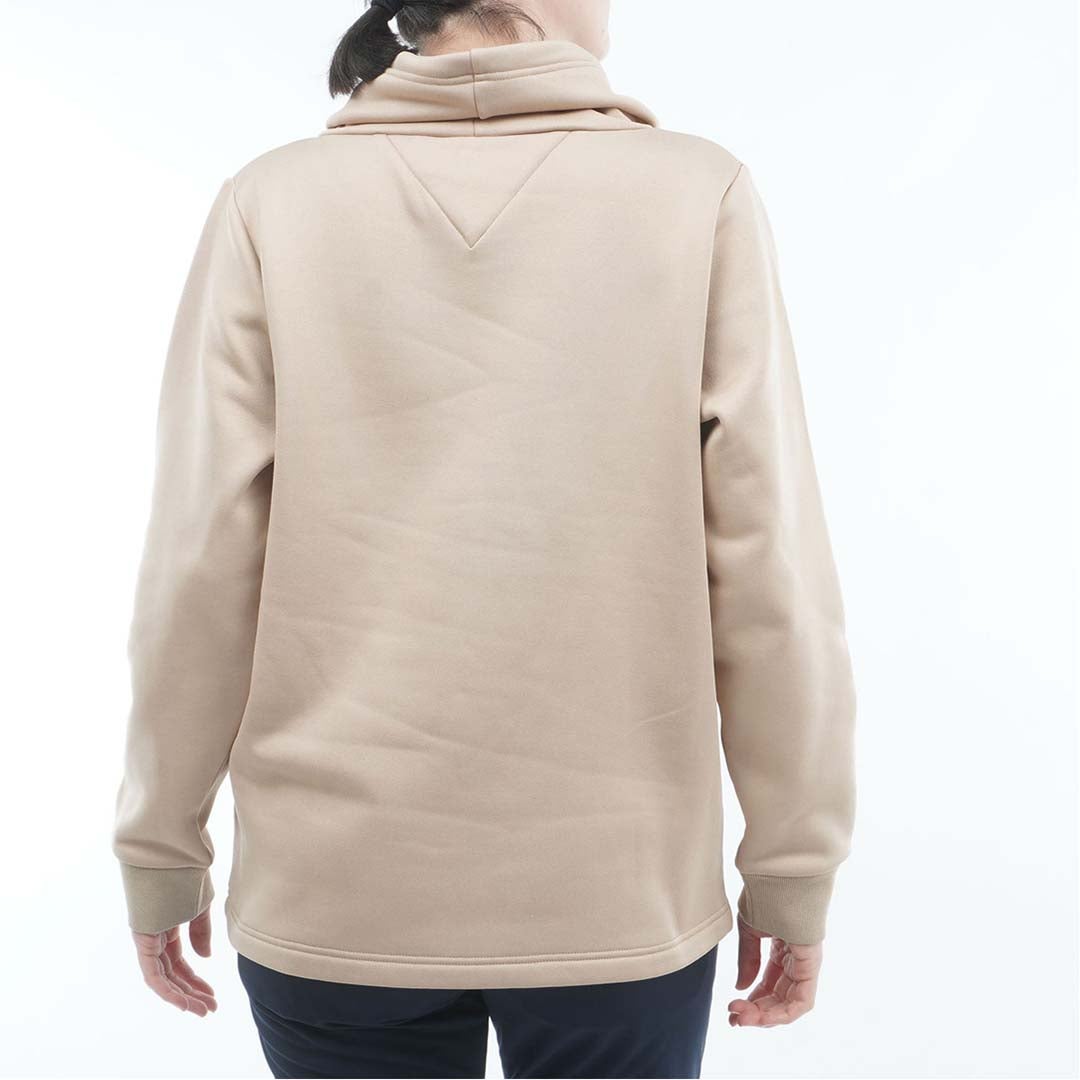 [トミー ヒルフィガー ゴルフ]TOMMY HILFIGER GOLF　レディース 裏起毛フリース スウェット　サンドベージュ　THLA672　詳細2
