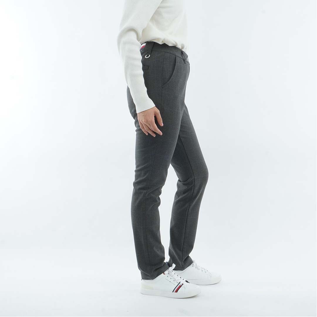 [トミー ヒルフィガー ゴルフ]　TOMMY HILFIGER GOLF　レディース ストレッチツイード ロングパンツ　THLA674　グレー　詳細4