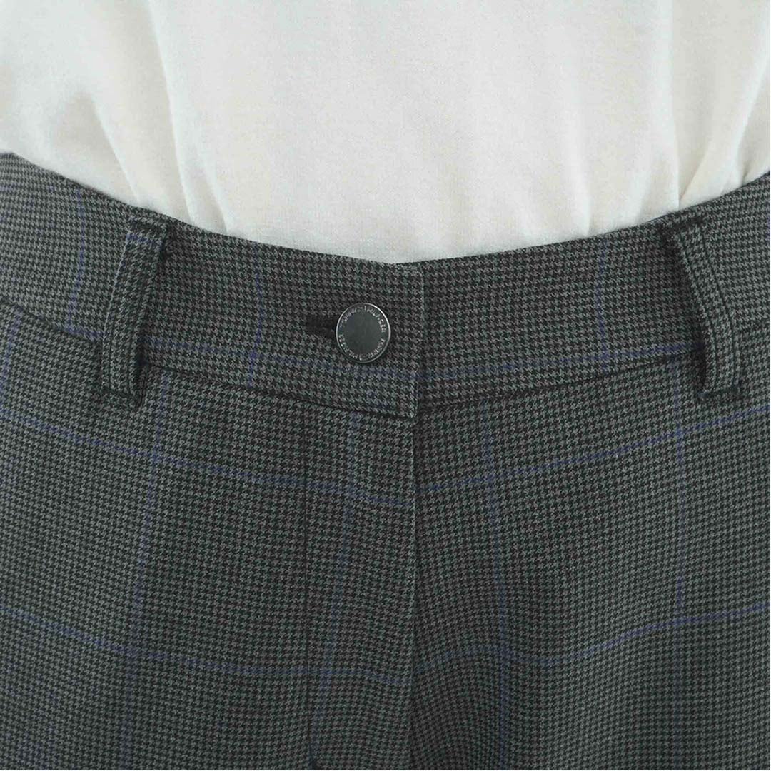 [トミー ヒルフィガー ゴルフ]　TOMMY HILFIGER GOLF　レディース ストレッチツイード ロングパンツ　THLA674　グレー　詳細5
