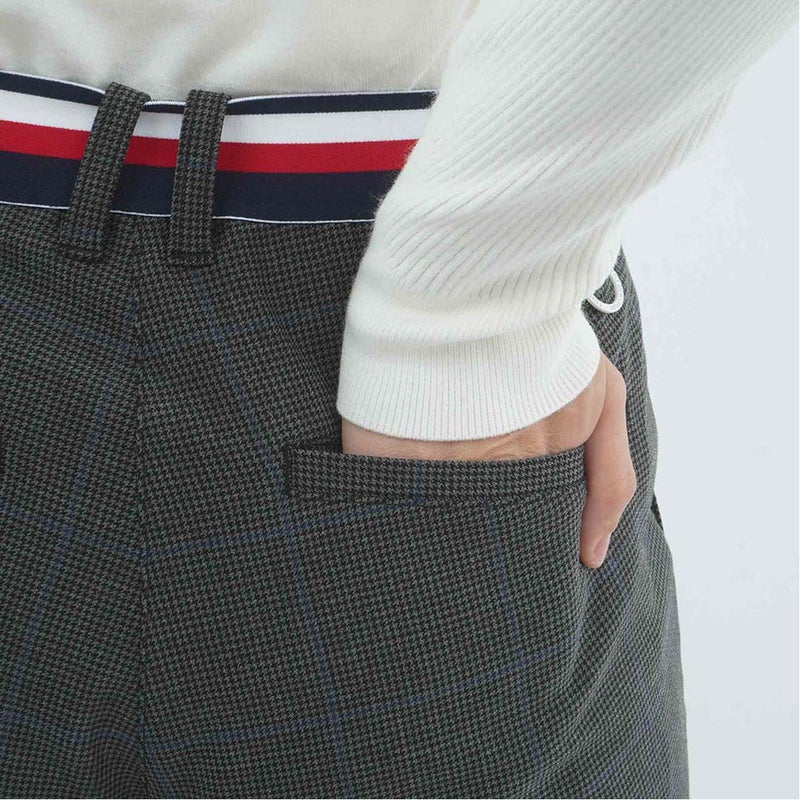 [トミー ヒルフィガー ゴルフ]　TOMMY HILFIGER GOLF　レディース ストレッチツイード ロングパンツ　THLA674　グレー　詳細7
