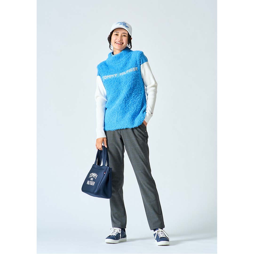 [トミー ヒルフィガー ゴルフ]　TOMMY HILFIGER GOLF　レディース ストレッチツイード ロングパンツ　THLA674　詳細