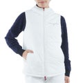  [トミー ヒルフィガー ゴルフ]TOMMY HILFIGER GOLF レディース 中綿キルト ベスト THLA675 ホワイト　詳細