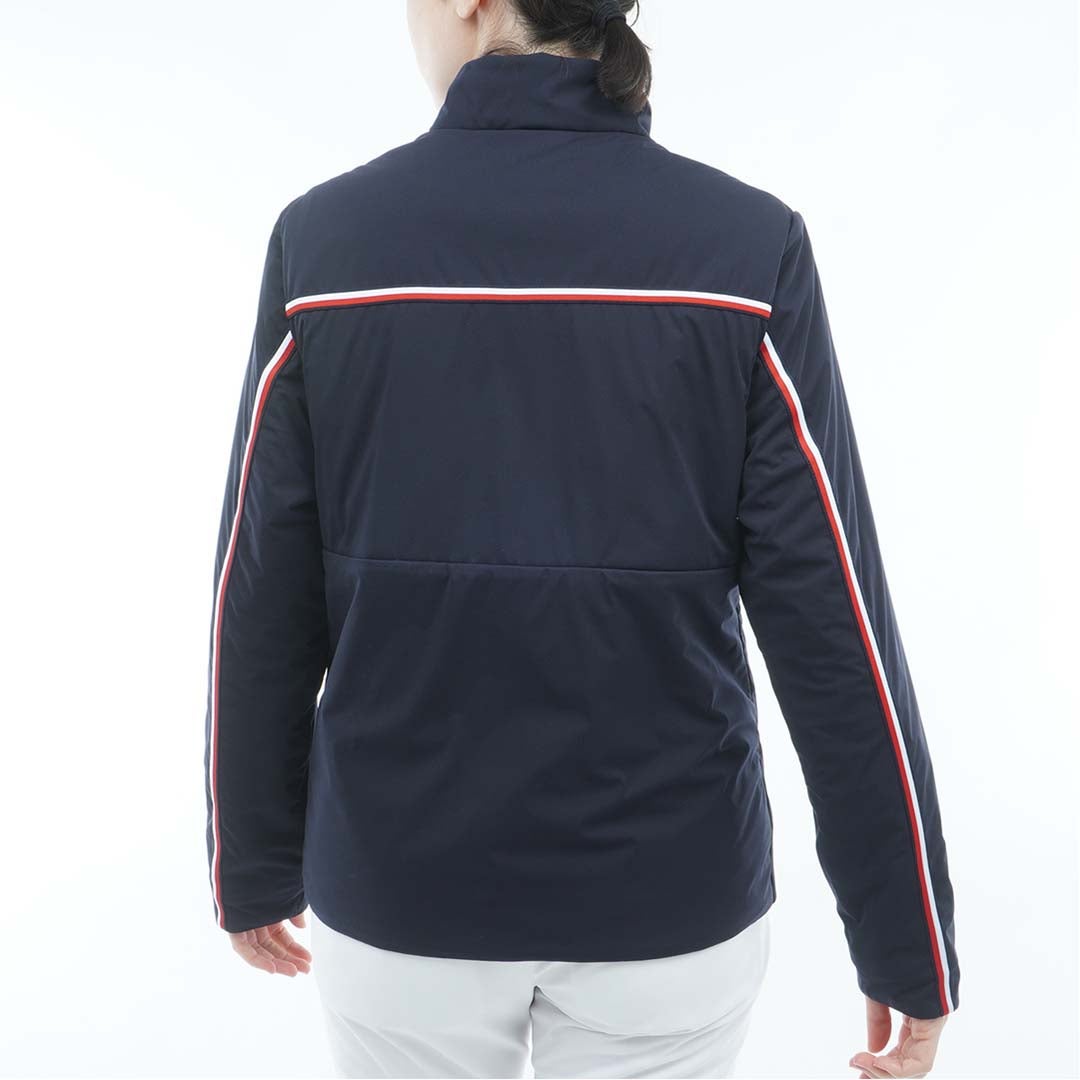  [トミー ヒルフィガー ゴルフ]TOMMY HILFIGER GOLF レディース アクションプリーツ 中綿ジャケット THLA676 ネイビー　詳細2