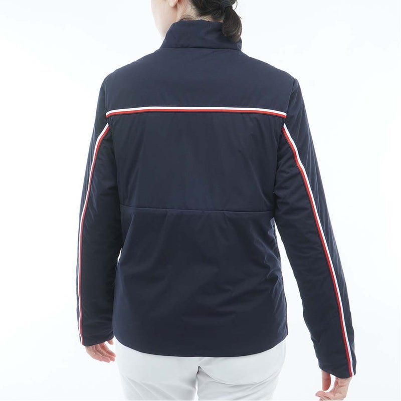  [トミー ヒルフィガー ゴルフ]TOMMY HILFIGER GOLF レディース アクションプリーツ 中綿ジャケット THLA676 ネイビー　詳細2