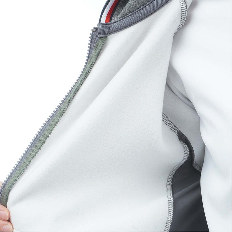 [トミー ヒルフィガー ゴルフ]TOMMY HILFIGER GOLF　レディース 裏起毛フリース パーカージャケット　グレー　THLA677　詳細11