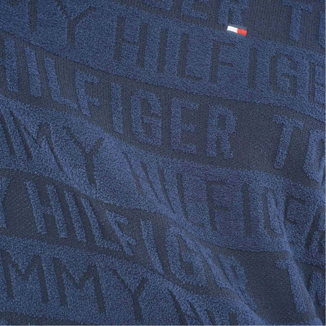 [トミー ヒルフィガー ゴルフ]TOMMY HILFIGER GOLF　レディース ロゴボーダー ハイネックニット　ネイビー　THLA679　詳細7