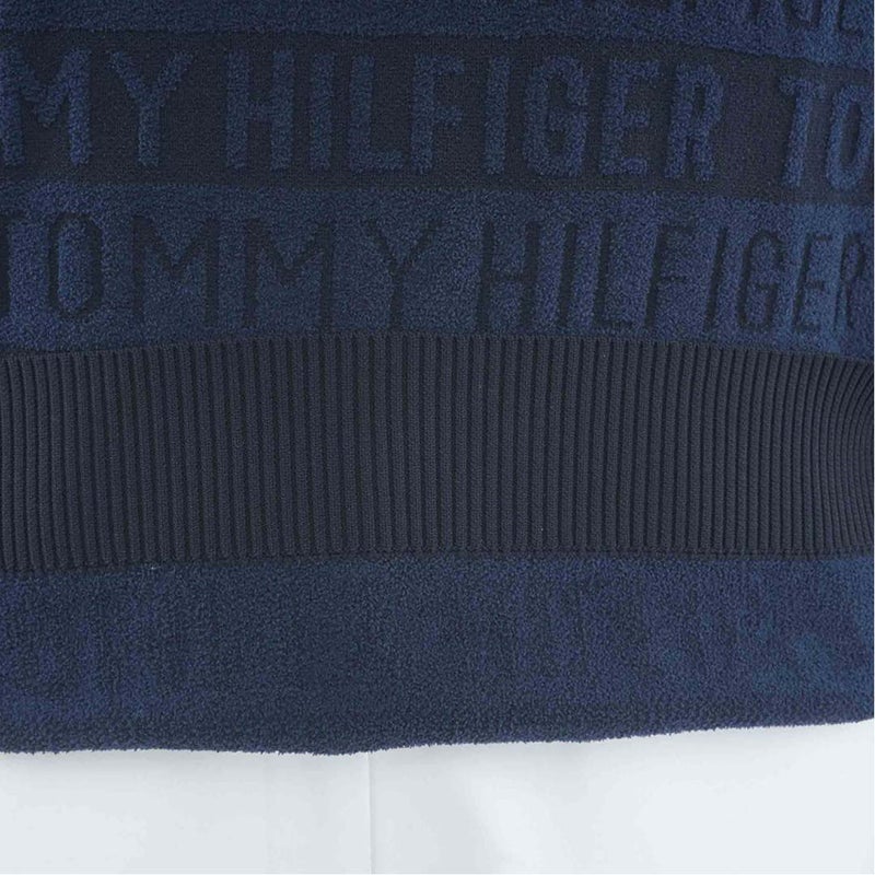 [トミー ヒルフィガー ゴルフ]TOMMY HILFIGER GOLF　レディース ロゴボーダー ハイネックニット　ネイビー　THLA679　詳細8