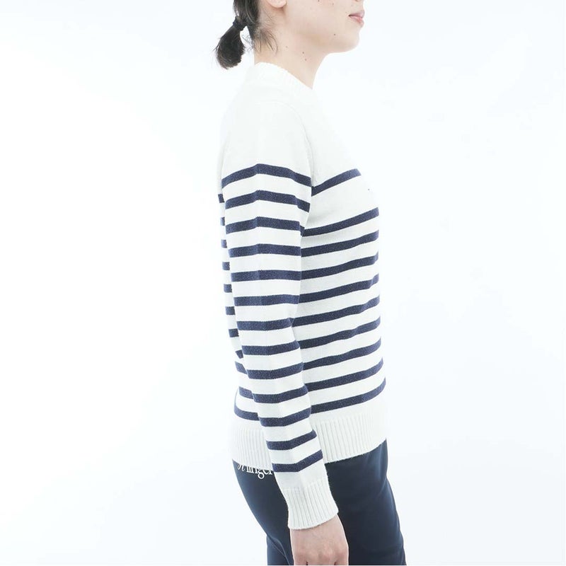 [トミー ヒルフィガー ゴルフ]TOMMY HILFIGER GOLF　レディース ラメモール ボトルネックニット　オフホワイト　THLA680　詳細4