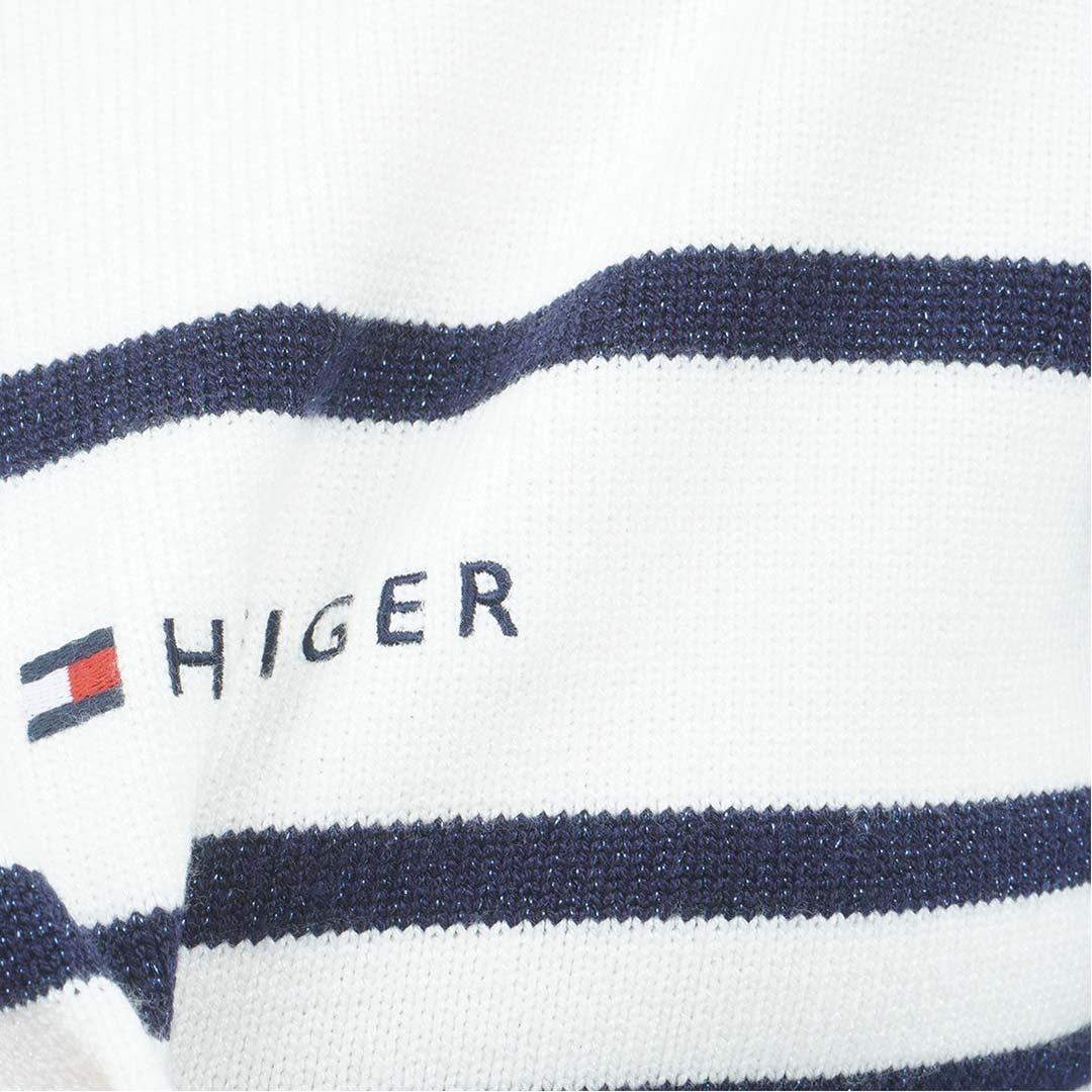 [トミー ヒルフィガー ゴルフ]TOMMY HILFIGER GOLF　レディース ラメモール ボトルネックニット　オフホワイト　THLA680　詳細7