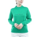 [トミー ヒルフィガー ゴルフ]TOMMY HILFIGER GOLF　レディース ラメモール ボトルネックニット　グリーン　THLA680　詳細