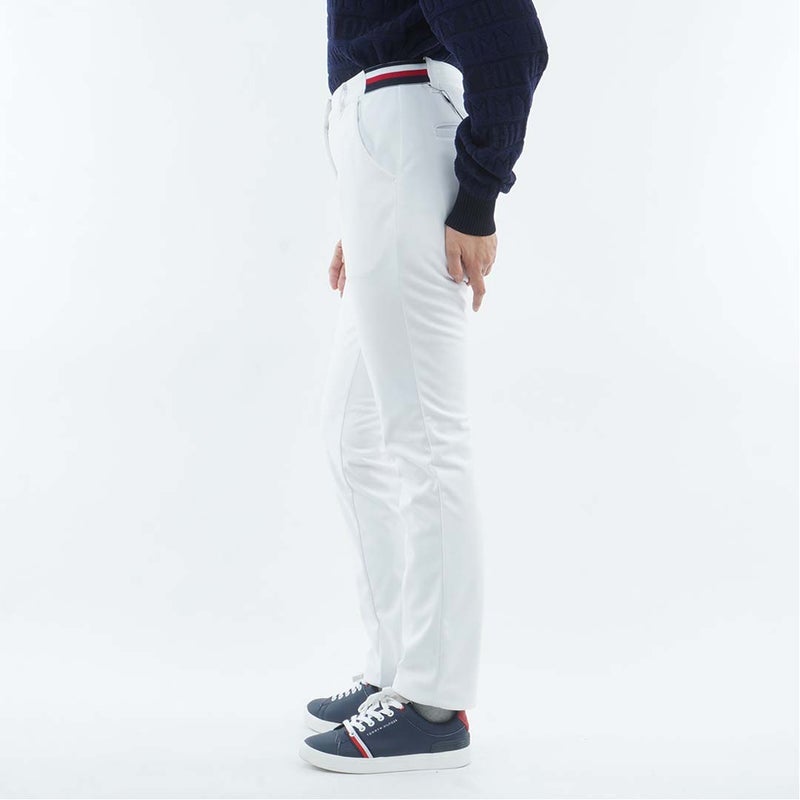  [トミー ヒルフィガー ゴルフ]TOMMY HILFIGER GOLF レディース ボンディング ロングパンツ THLA684 ホワイト　詳細2