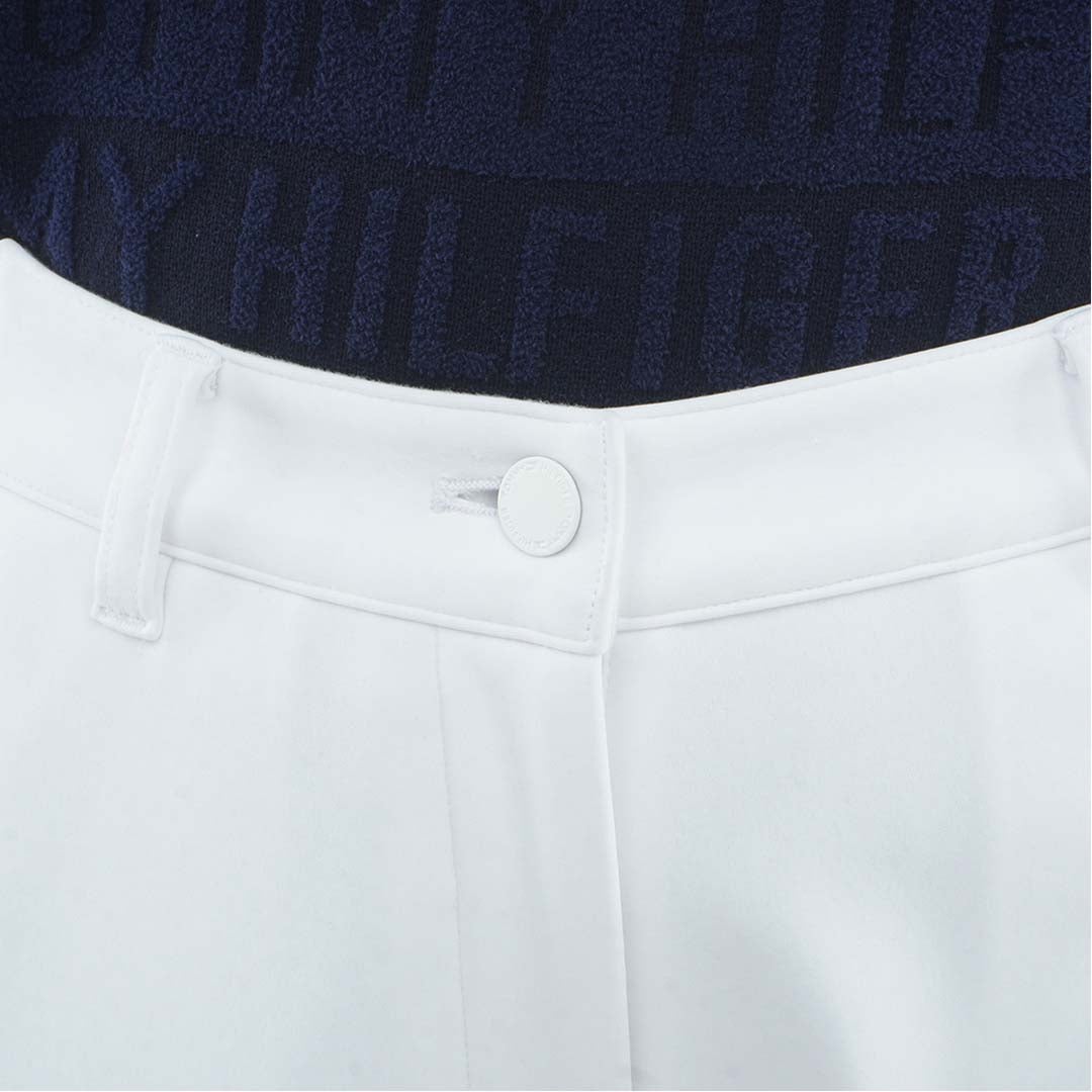  [トミー ヒルフィガー ゴルフ]TOMMY HILFIGER GOLF レディース ボンディング ロングパンツ THLA684 ホワイト　詳細5