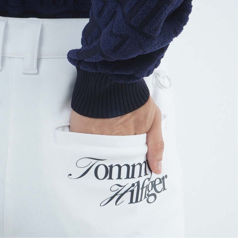  [トミー ヒルフィガー ゴルフ]TOMMY HILFIGER GOLF レディース ボンディング ロングパンツ THLA684 ホワイト　詳細7