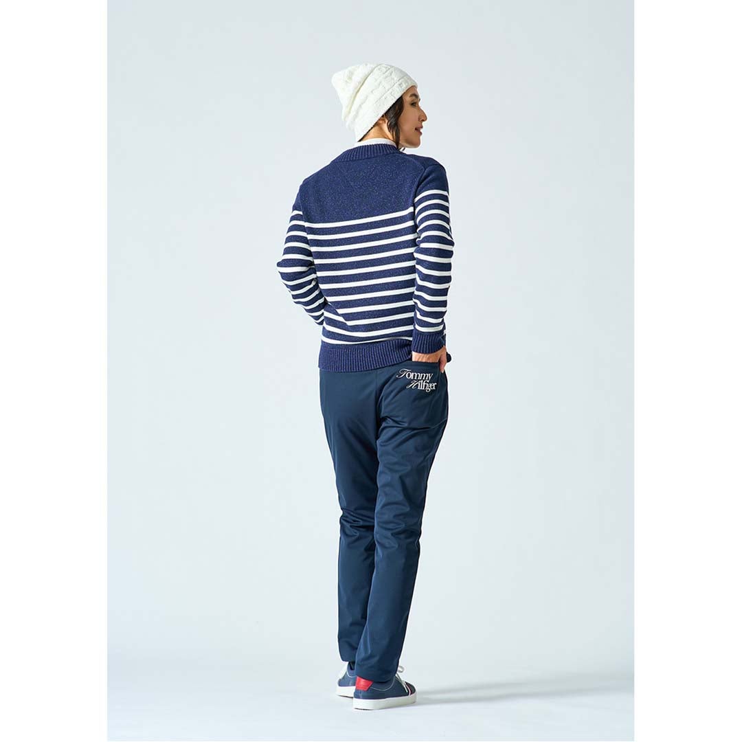  [トミー ヒルフィガー ゴルフ]TOMMY HILFIGER GOLF レディース ボンディング ロングパンツ THLA684 詳細4