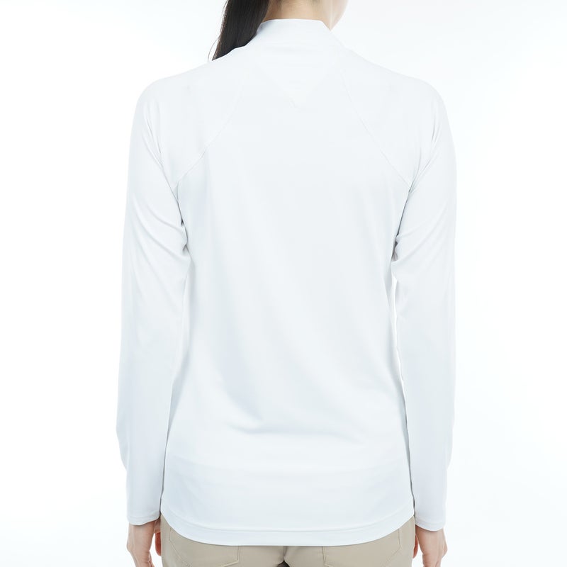 [トミー ヒルフィガー ゴルフ] TOMMY HILFIGER GOLF レディース モックネック インナーシャツ　THLA685　ホワイト　詳細3