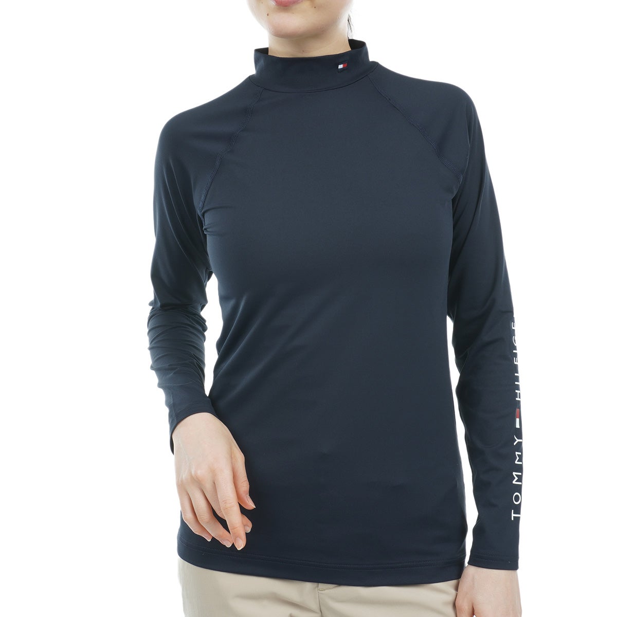 [トミー ヒルフィガー ゴルフ] TOMMY HILFIGER GOLF レディース モックネック インナーシャツ　THLA685　ネイビー　詳細[トミー ヒルフィガー ゴルフ] TOMMY HILFIGER GOLF レディース モックネック インナーシャツ　THLA685　ネイビー　詳細1