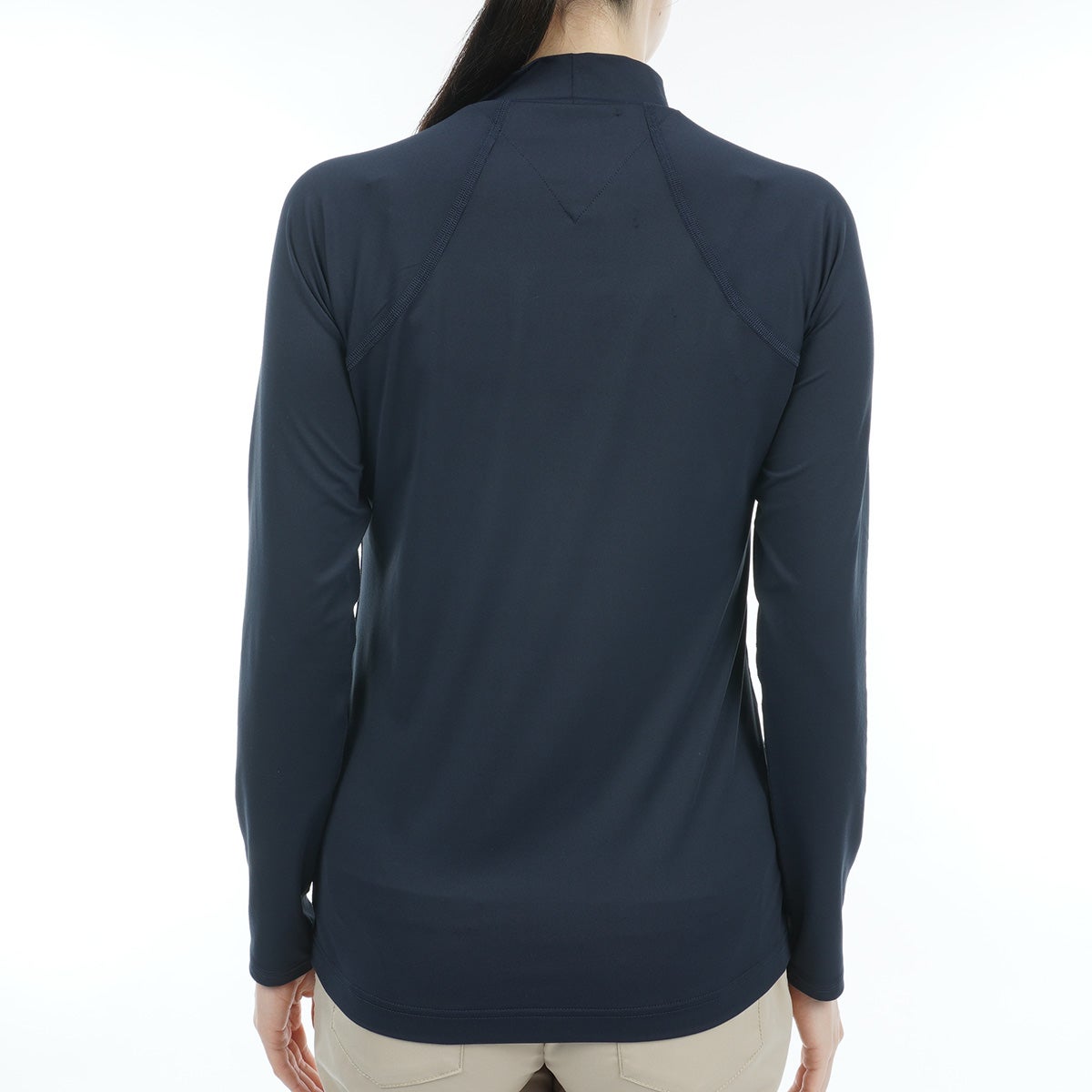 [トミー ヒルフィガー ゴルフ] TOMMY HILFIGER GOLF レディース モックネック インナーシャツ　THLA685　ネイビー　詳細2