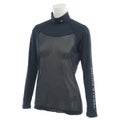 【吉田優利プロ着用（衿高6cm）】[トミー ヒルフィガー ゴルフ] TOMMY HILFIGER GOLF レディース モックネック メッシュインナーシャツ　THLA687　ネイビー　詳細