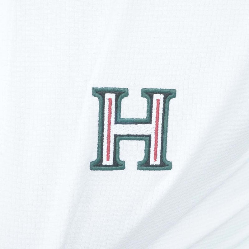 [トミー ヒルフィガー ゴルフ] TOMMY HILFIGER GOLF メンズ ワッフル 袖口リブ 長袖台衿付きシャツ　THMA654　ホワイト　詳細7