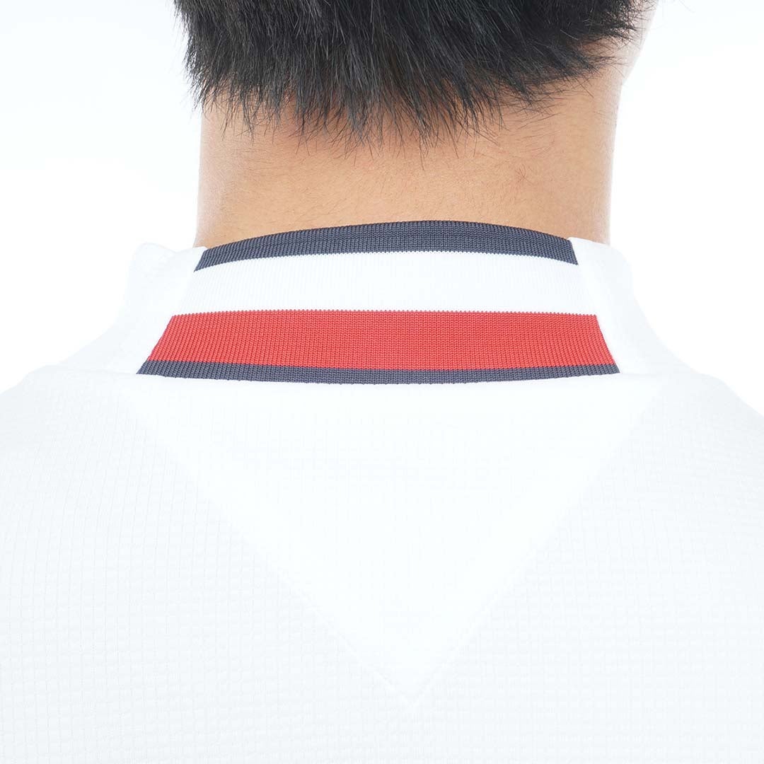 [トミー ヒルフィガー ゴルフ] TOMMY HILFIGER GOLF メンズ ワッフル 長袖モックシャツ　THMA655　ホワイト　詳細6